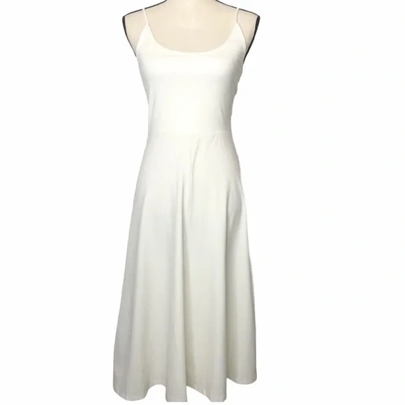Privacy Please REVOLVE Renner White‎ Midi Dress Bow Balletcore Softgirl Coquette - Picture 2 of 9